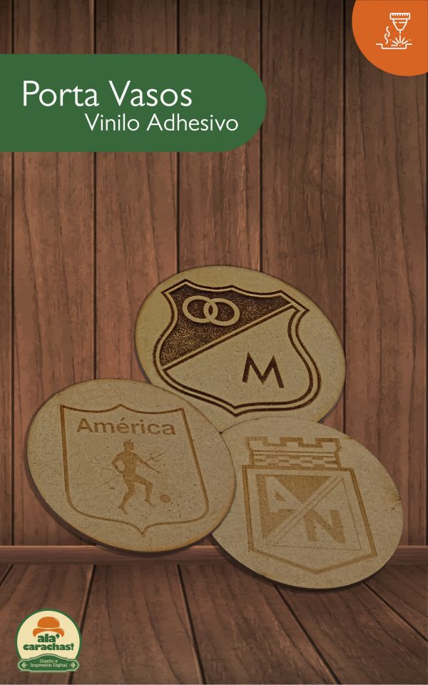 Porta Vasos (Equipos de Futbol)